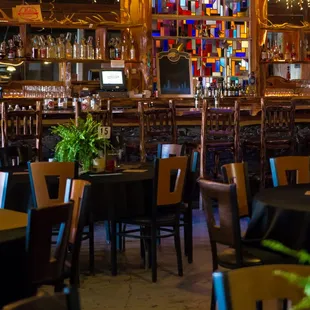 the interior of a restaurant