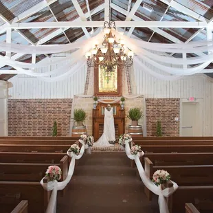 the interior of a church