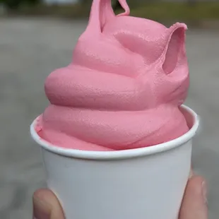 Raspberry Soft Serve