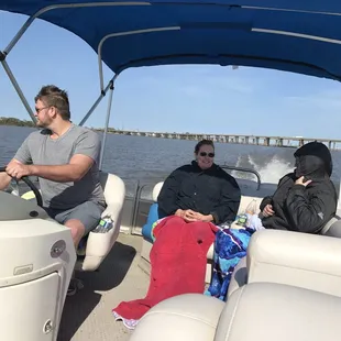 Great day to take a boat ride to Reds.