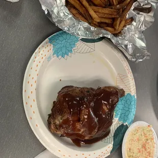 Smoked Half Chicken Plate