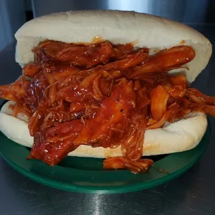 Pulled BBQ chicken