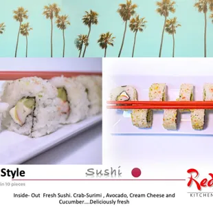Sushi as fresh as an ocean breeze: California Style