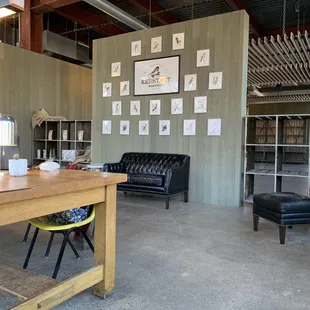 Indoor seating area