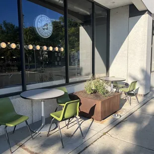 Outdoor seating