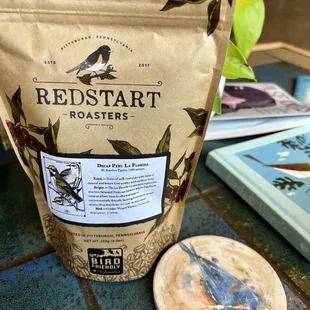 Decaf coffee beans
