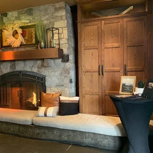 Cozy waiting area