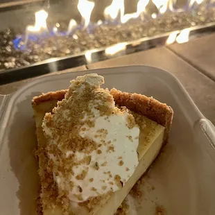 Best key lime pie, rivals what we found in Florida!