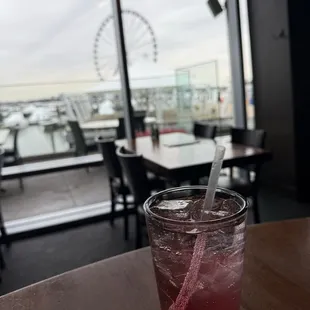 View from table