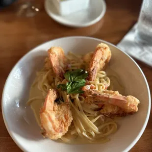 Shrimp scampi. So good and deceivingly filling.