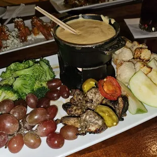 Jerk Chicken Fondue