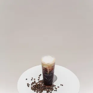 Coffee with sea salt cream