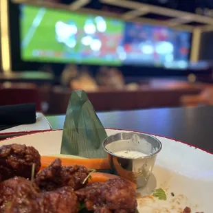 BBQ Boneless wings. AH-MAZING!