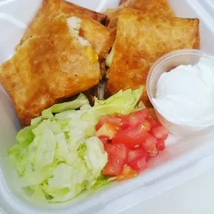 Deep fried Taco!! Chicken or Turkey $6.99