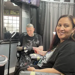 He did an awesome job. Look at that smile. She loves it