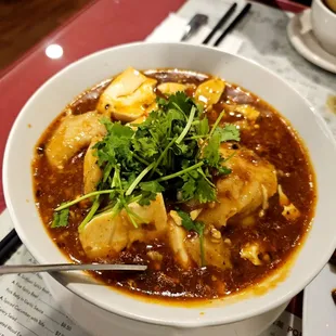 Chengdu fish tofu