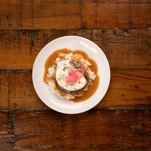 Loco Moco on the brunch menu