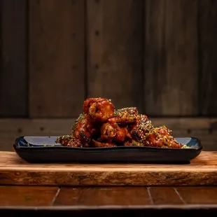 Honey sriracha wings!