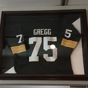 It's like the Packer Hall of Fame here!