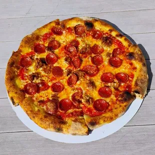 12" Pepperoni &amp; Sausage Pizza ($20)  02-15-2025