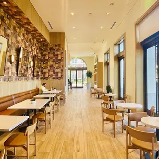 the dining area