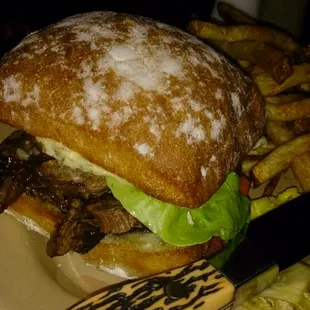 Braised Beef Tongue Sandwich