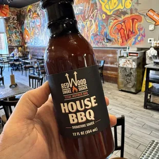 HOUSE BBQ SAUCE, 12OZ GLASS BOTTLE