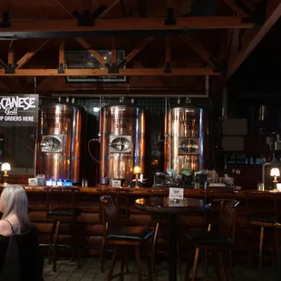 people sitting at the bar