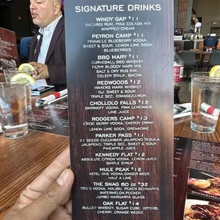 Signature Drinks