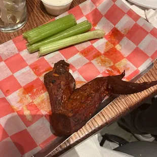 Extra crispy chicken wing