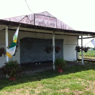 the outside of the building