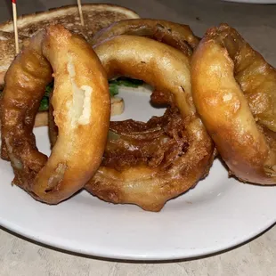 Beautiful onion rings
