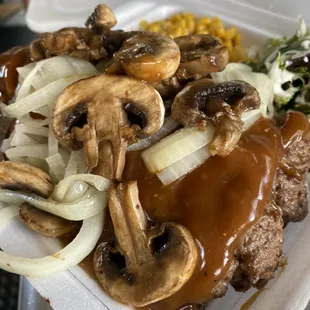 ReecieB&apos;s homemade hamburger steak
