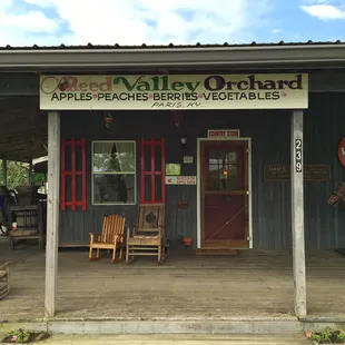 Front of the orchard