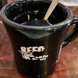 Solid diner style coffee