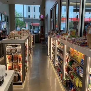the inside of a grocery store