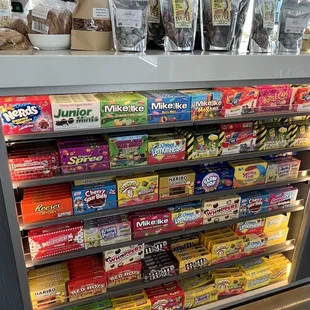 All the boxed candy you can imagine!!