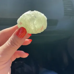 Green apple gummy bear