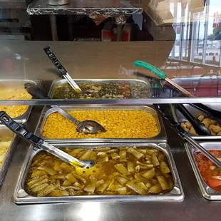 a variety of food items