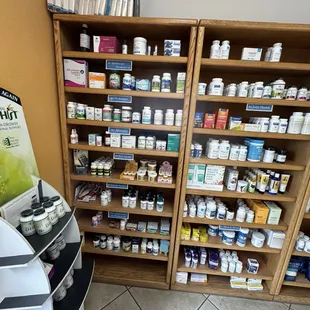 Small lobby of supplements