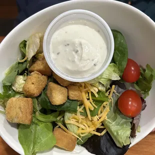 Salad fresh but lacking variety