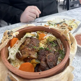 Lamb Haneeth Lunch - once opened up