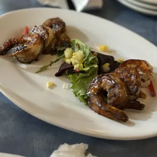 Grilled gulf shrimp appetizer