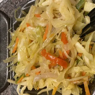 Seasoned Steamed Cabbage