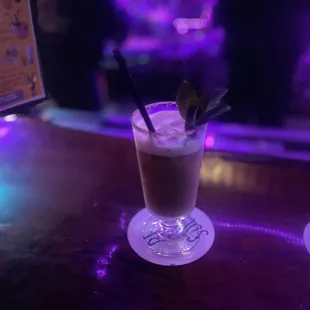 Vanilla Chilla - Big Storm vanilla vodka, Kahlua, maple, milk, Coke