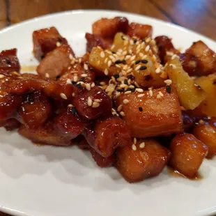 Teriyaki pork belly