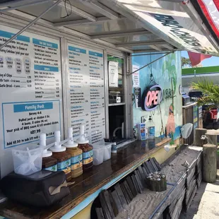 Frontage of the food truck