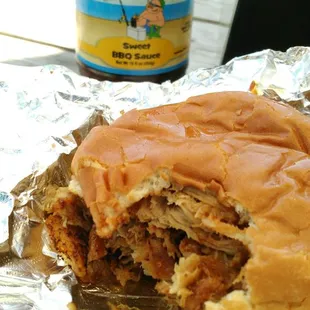 After a few bites, I&apos;m full.  A fat 5.99 sammich!