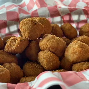 Fried okra - too bready but has a good sauce with it