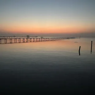 Morning sunrise from the a Waterfront King Room casita.